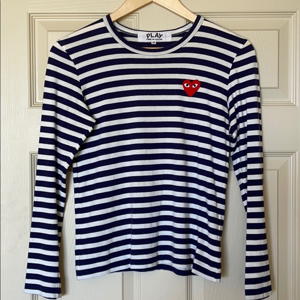 Come de Garçon striped t-shirt. It’s a size medium but fits more like a small